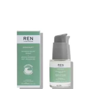 image of REN Clean Skincare Evercalm Redness Relief Serum 15ml