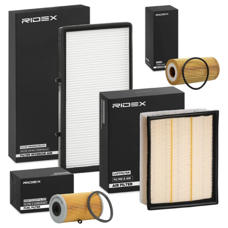 Image of RIDEX 4055F12424 Filter Set with gasket/seal Filter Set (4055)