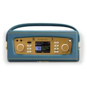 image of Roberts ISTREAMLTB Revival Smart DAB FM Radio with Alexa in Teal Blue