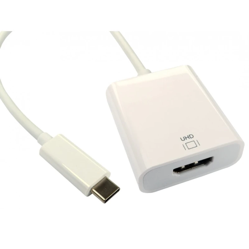 Image of Cables Direct USB C to HDMI 4K Video Cable Adapter 0.15 m White