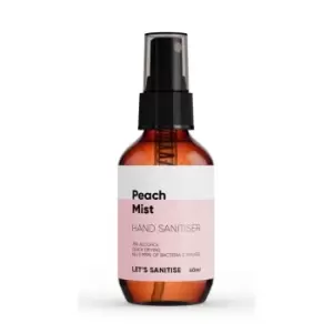 Image of Let's Sanitise Peach Sanitiser Mist, 200ml
