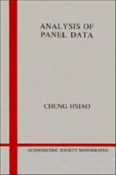 Image of Analysis of Panel Data by Cheng Hsiao Paperback