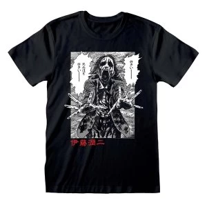 Image of Junji-Ito - Ghoul Unisex Large T-Shirt - Black