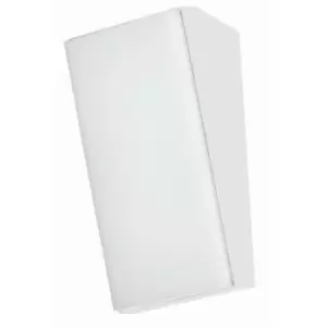 Image of Columbus Outdoor Flush Wall Lamp Sandy White Aluminium LED 12W 1080Lm 3000K IP65 - Merano