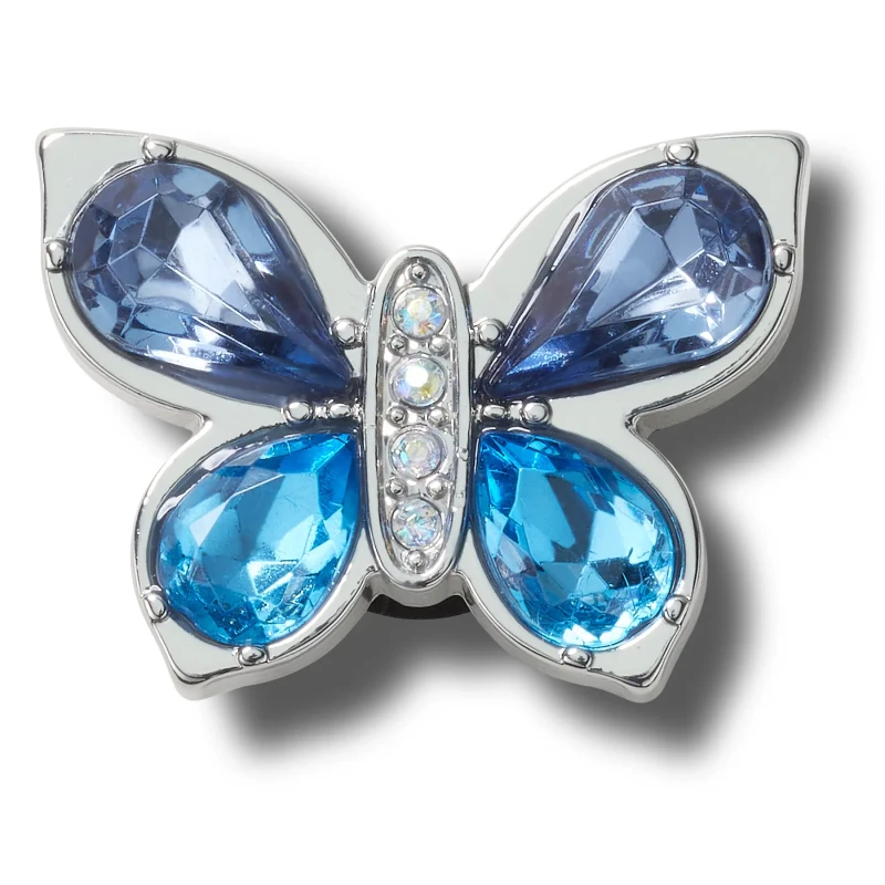 Image of Crocs Jibbitz Crocs Gem Butterfly Bleu Unisex TU