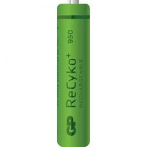 image of AAA battery rechargeable NiMH GP Batteries ReCyko 950 mAh 1.2 V