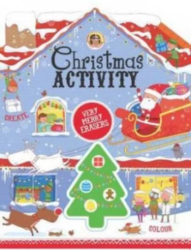 Image of Christmas Activity Sticker Book with Giant and Mini Erasers Paperback