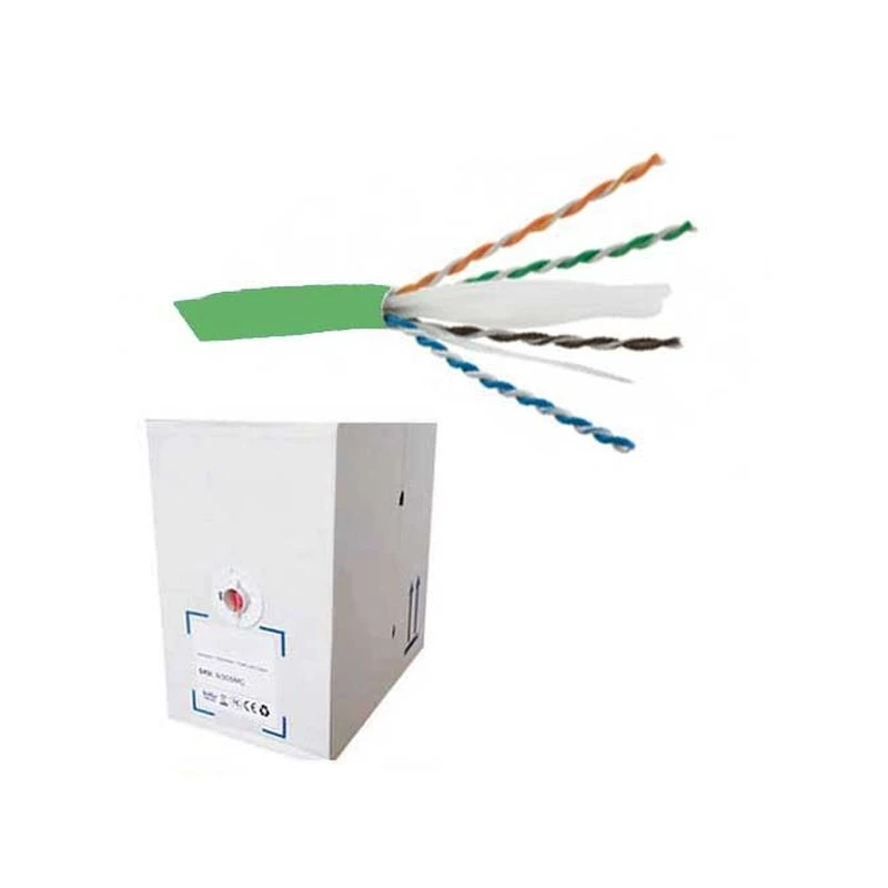Image of FDL CAT.6 UTP STRANDED PATCH CABLE LSZH (305M BOX) - GREEN