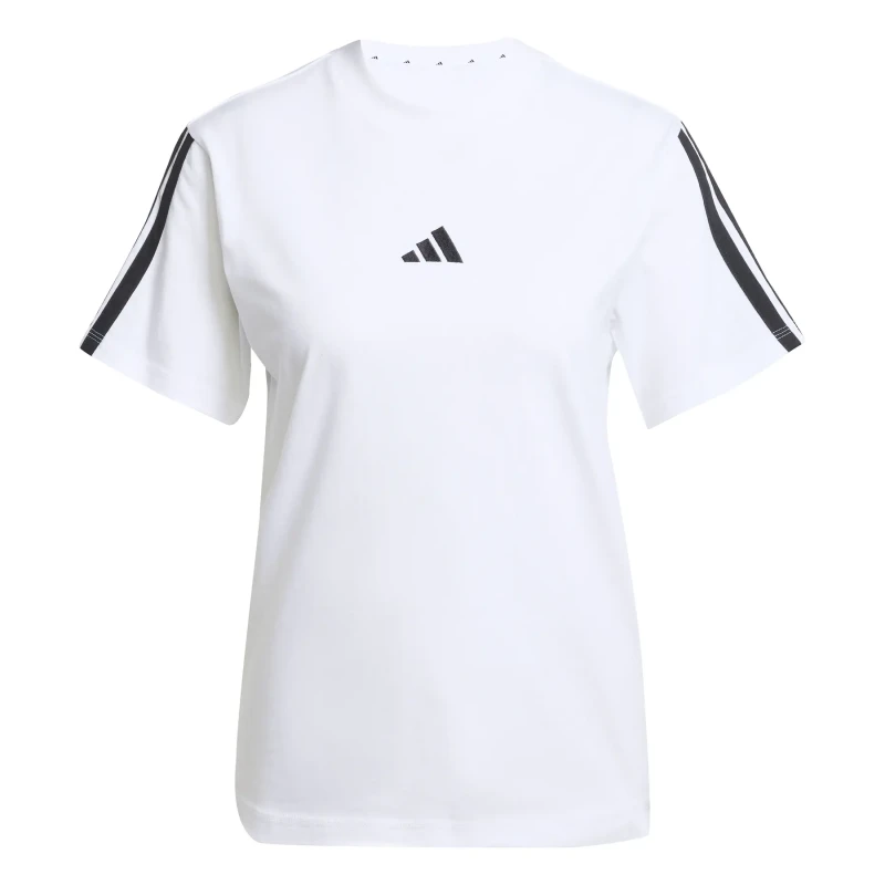 Image of Adidas Womens T-Shirt adidas Essentials 3-Stripes Blanc Female 2XL