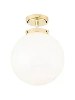 Cascade Home Porto 1 Light Semi Flush