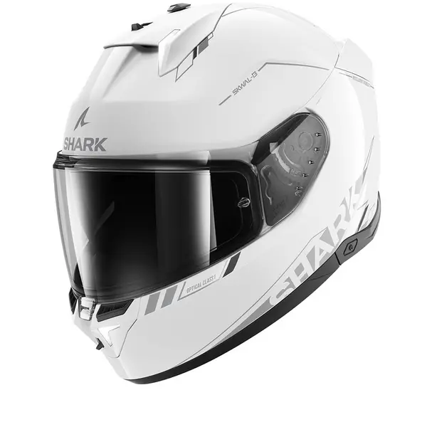 Image of Shark SKWAL i3 Blank SP White Silver Anthracite WSA Full Face Helmet L