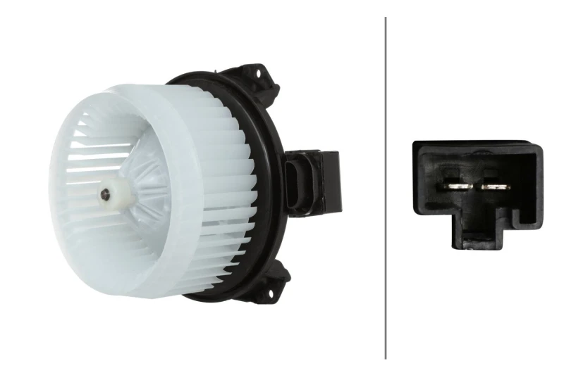 Image of HELLA Blower motor HELLA 8EW 366 400-911