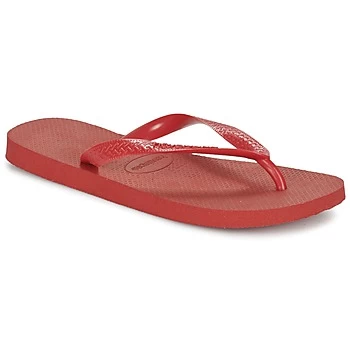 image of Havaianas TOP womens Flip flops / Sandals (Shoes) in Red - Sizes 9 / 10,11 / 12,3 / 4,8,1 / 2,5,3 / 4,6 / 7