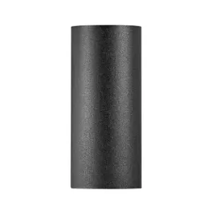 Image of Asbol LED Dimmable Outdoor Up Down Wall Lamp Black, IP44, 3000K