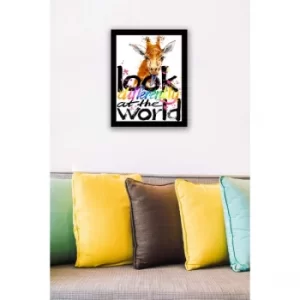 Image of SC0297 Multicolor Decorative Framed MDF Painting