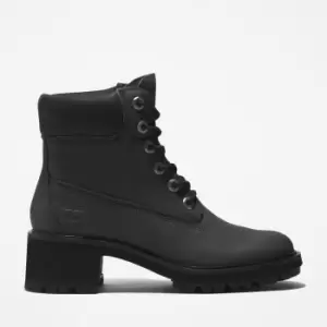 image of Timberland Kinsley 6" Heeled Boot For Her In Black Black, Size 3.5