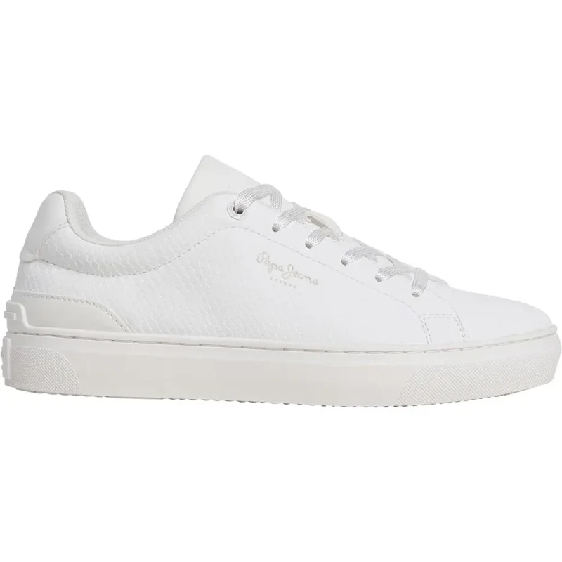 Image of Pepe Jeans Camden Hiss Low Top Trainers White Polyurethane 41 (7)