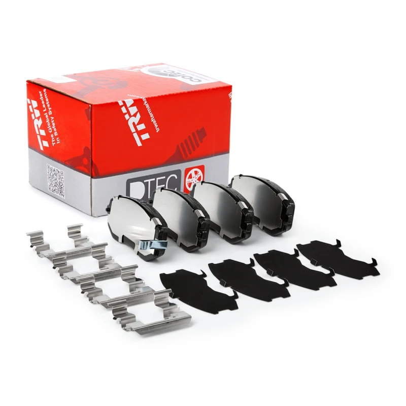 Image of TRW GDB3371 Brake pad set with acoustic wear warning, with accessories Brake Pad Set,disc brake (402)