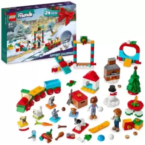 image of LEGO Friends Advent Calendar 2023, 24 Surprise Gifts 41758