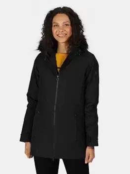 image of Regatta Myla Waterproof Insulated Jacket - Black, Size 20, Women