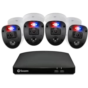 Image of Enforcer 4 Camera 4 Channel 1080p Full HD DVR Security System