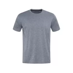 Image of Stedman Mens Move Recycled Sport T-Shirt (XL) (Denim Heather)