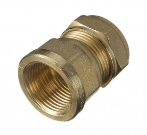 Image of Wickes Female Iron Coupler - 22 x 25mm Pack of 2