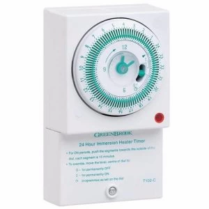 image of Greenbrook 24hr 96 Electro Mechanical Immersion Heater Timer