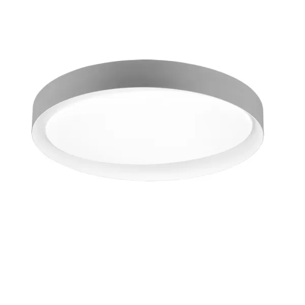 Image of Zeta Modern LED Semi Flush Light Grey 2700-6500K Remote control