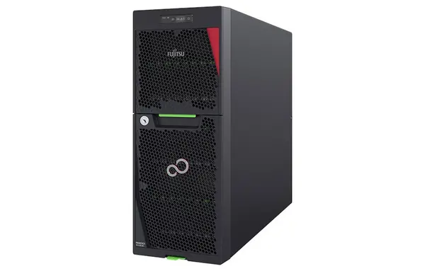 Image of Fujitsu Fujitsu PRIMERGY TX1330 M5 / SFF / Hot-Plug PSU 500W / Intel Xeon E-2334 / 1x 16GB DDR4-3200 U ECC / NO HDD / RMK / iRMCs6 eLCM Lic VFY:T1335S