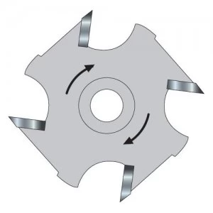 image of Trend Threaded Slotter Blade for 33 Series M12 Arbors 50mm 4mm M12 Thread