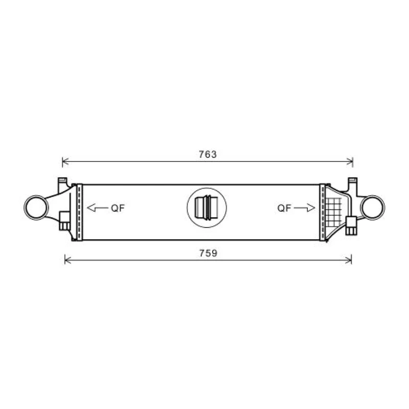 Image of Intercooler DIEDERICHS DCA1098