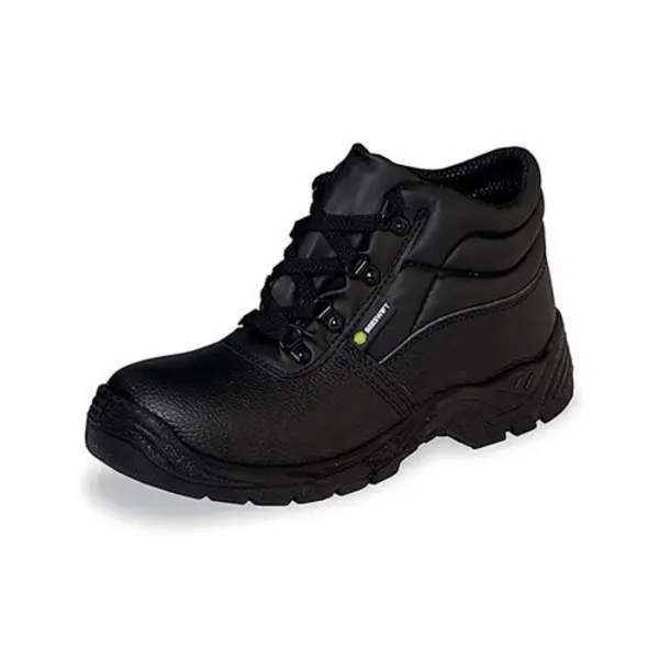 image of Beeswift Beeswift Chukka Steel Toe Cap 4-D Ring Safety Boots 1 Pair Black 04 CF57BL04