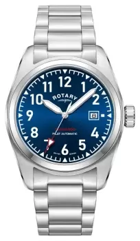 image of Rotary GB05470/52 Commando Blue Dial Stainless Steel Watch