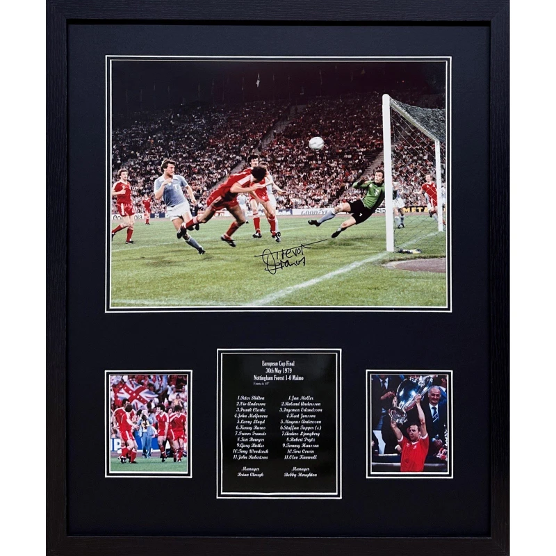Image of AllStarSignings Ltd Trevor Francis signed Nottingham Forest 1979 photo Red unisex One Size