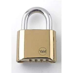 Yale Combination Brass Padlock 50mm