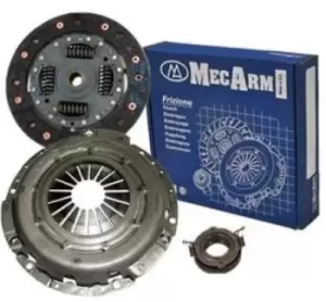 Image of MECARM Clutch MK9645 Clutch Kit PEUGEOT,CITROEN,207 (WA_, WC_),307 (3A/C),207 SW (WK_),307 Break (3E),1007 (KM_),C2 Schragheck (JM)