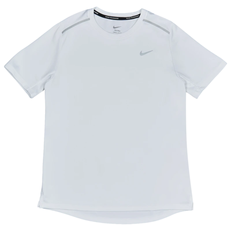 Image of Nike Miler Kid's T-Shirts - White - Size XS - Poly Jersey