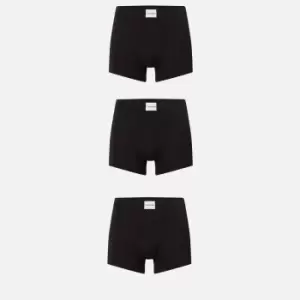 Image of Calvin Klein Three-Pack Cotton-Blend Boxer Briefs - M