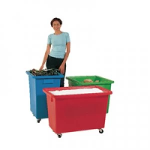 Image of Slingsby 625X570X570mm Red Mobile Nesting Container 328236