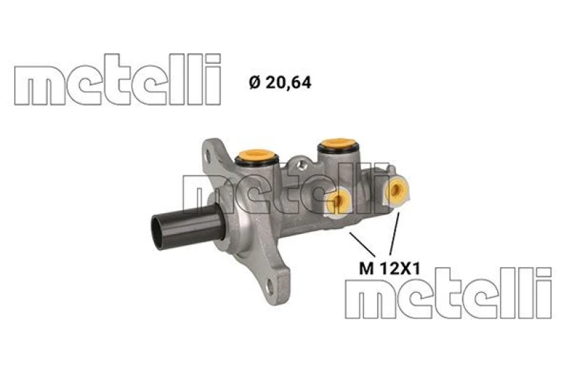 Image of METELLI Brake master cylinder METELLI 05-1291