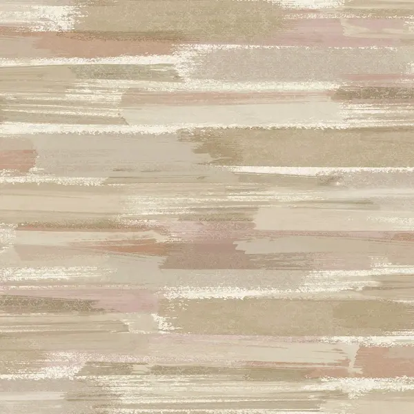 Image of Holden Decor Brushmarks Wallpaper, Beige & Coral