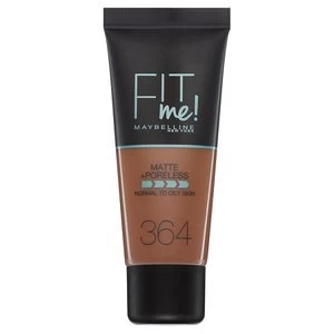 image of Maybelline Fit Me Matte and Poreless Foundation Deep Bronze Nude