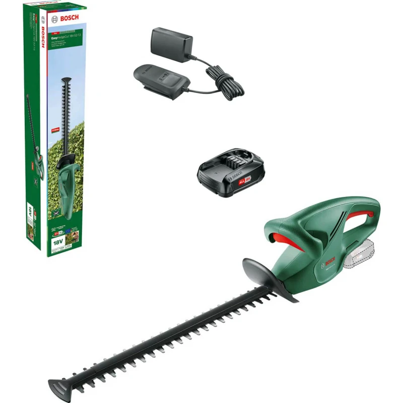 Image of Bosch EASYHEDGECUT 18V-52-13 P4A 18v Cordless Hedge Trimmer 520mm EASYHEDGECUT 18V-52-13 Batteries: 1 x 1.5ah Li-ion