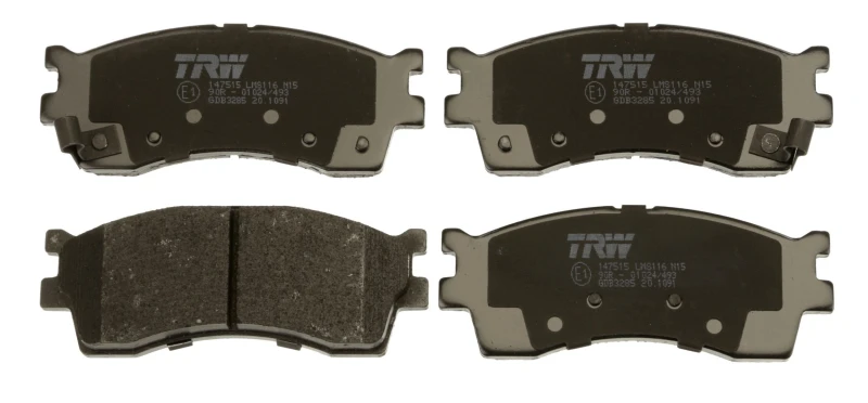 Image of TRW GDB3285 Brake pad set with acoustic wear warning Brake Pad Set,disc brake (402)