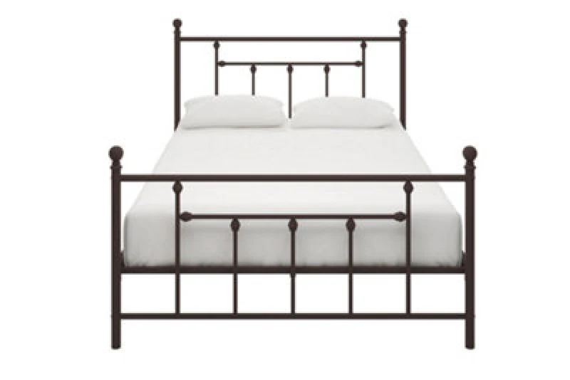 Image of Dorel Manila Metal Bed Bronze Double, Gold 3236228UK