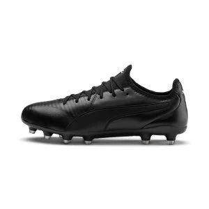 Womens PUMA King Pro FG Football Boots, Black/White Size 6 Shoes