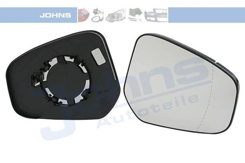 Image of Wing mirror glass JOHNS 33 41 38-80
