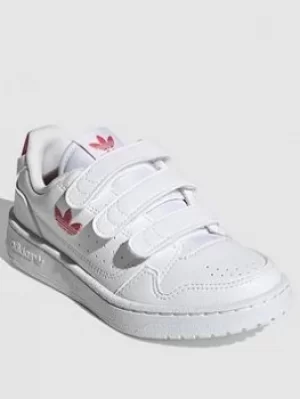 Image of adidas Originals Unisex Kids Ny 90 Cf C, White/Pink, Size 1