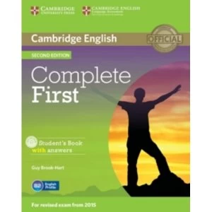 Image of Complete First Student's Book with Answers with CD-ROM by Guy Brook-Hart (Mixed media product, 2014)